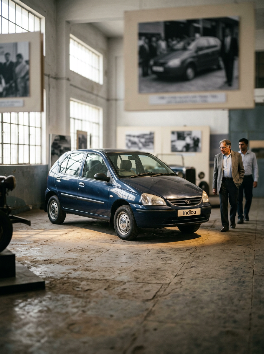 An iconic TATA Cars model demonstrating the brand's legacy